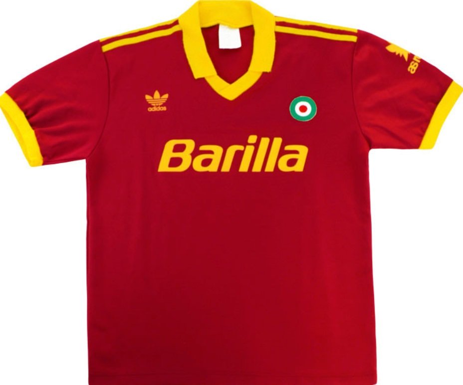 Camisa retro Adidas Roma 1991 1992 I jogador